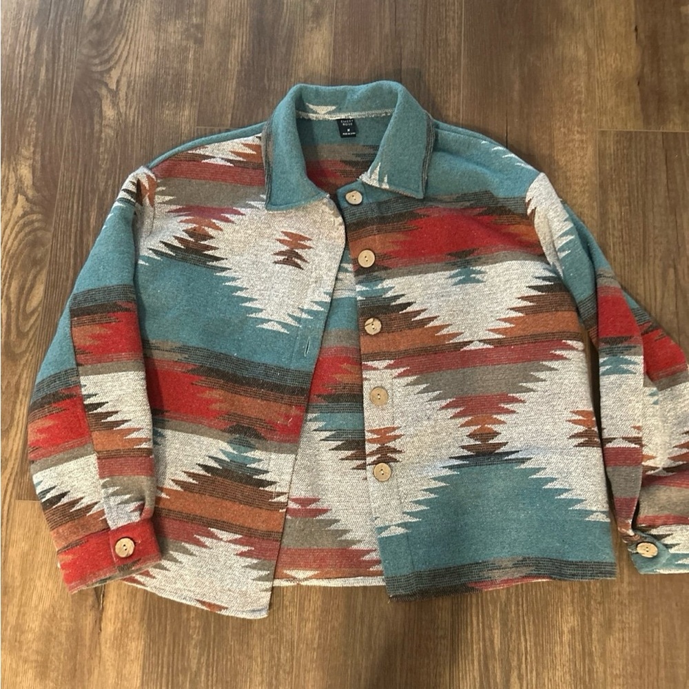 Aztec Print Jacket